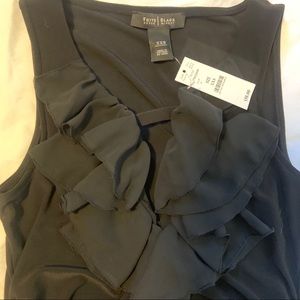 NWT White|Black tank top